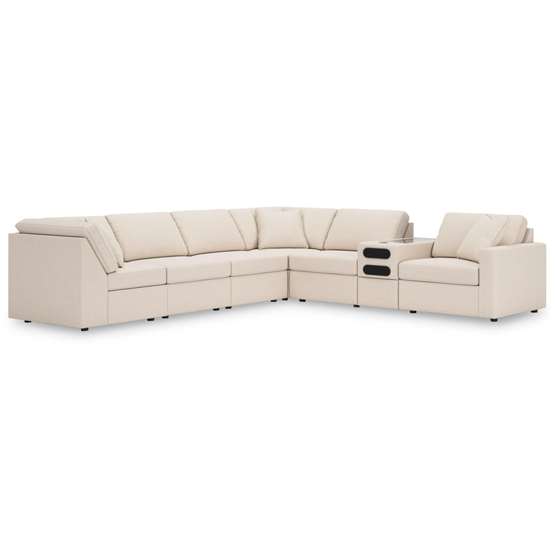  Manufacturer Color_Oyster -- Modmax 92103S34 7 pc Sectional with Audio Console IMAGE 1