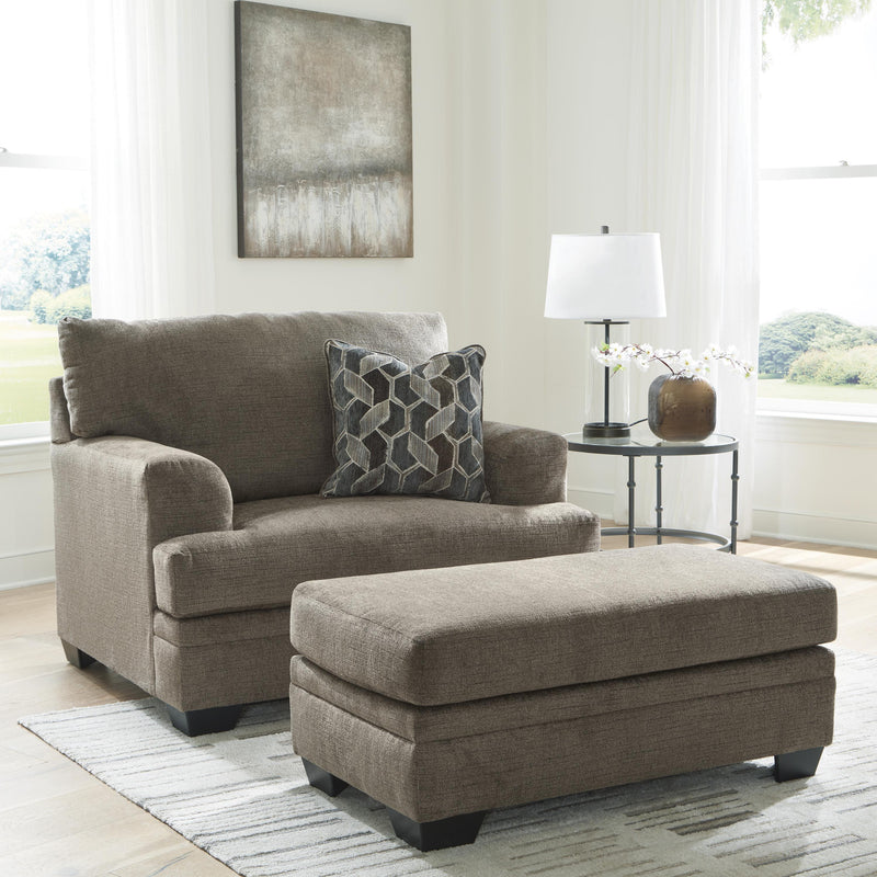  Manufacturer Color_Nutmeg -- Stonemeade 59505U2 Oversized Chair and Ottoman IMAGE 1