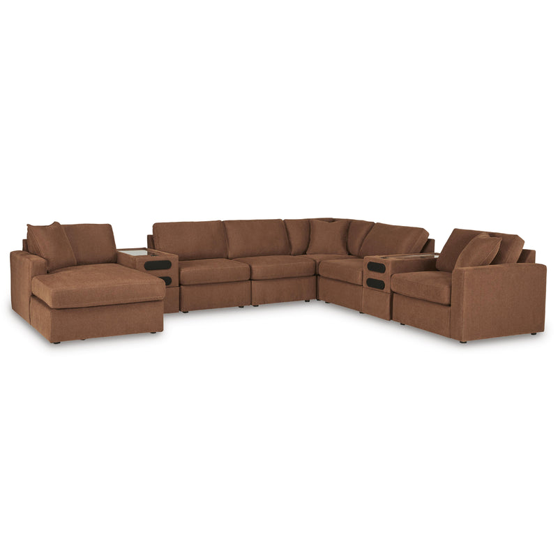  Manufacturer Color_Spice -- Signature Design by Ashley Modmax Fabric 8 pc Sectional IMAGE 1
