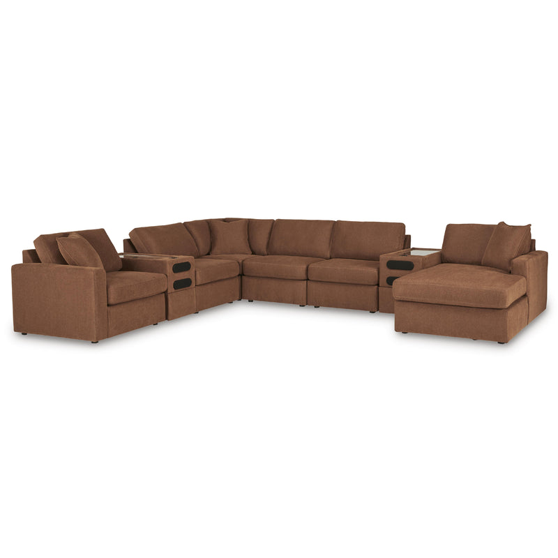  Manufacturer Color_Spice -- Signature Design by Ashley Modmax Fabric 8 pc Sectional IMAGE 1