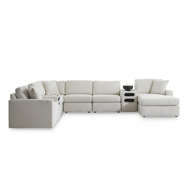  Manufacturer Color_Oyster -- Modmax 92103S48 8-PC Sectional with Chaise and Audio Consoles IMAGE 1
