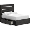  Size_Full -- Hollivern PCB2108B15 Full Panel Storage Bed IMAGE 2