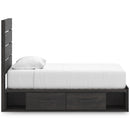  Size_Twin -- Signature Design by Ashley Hollivern Panel Bed with Storage IMAGE 4