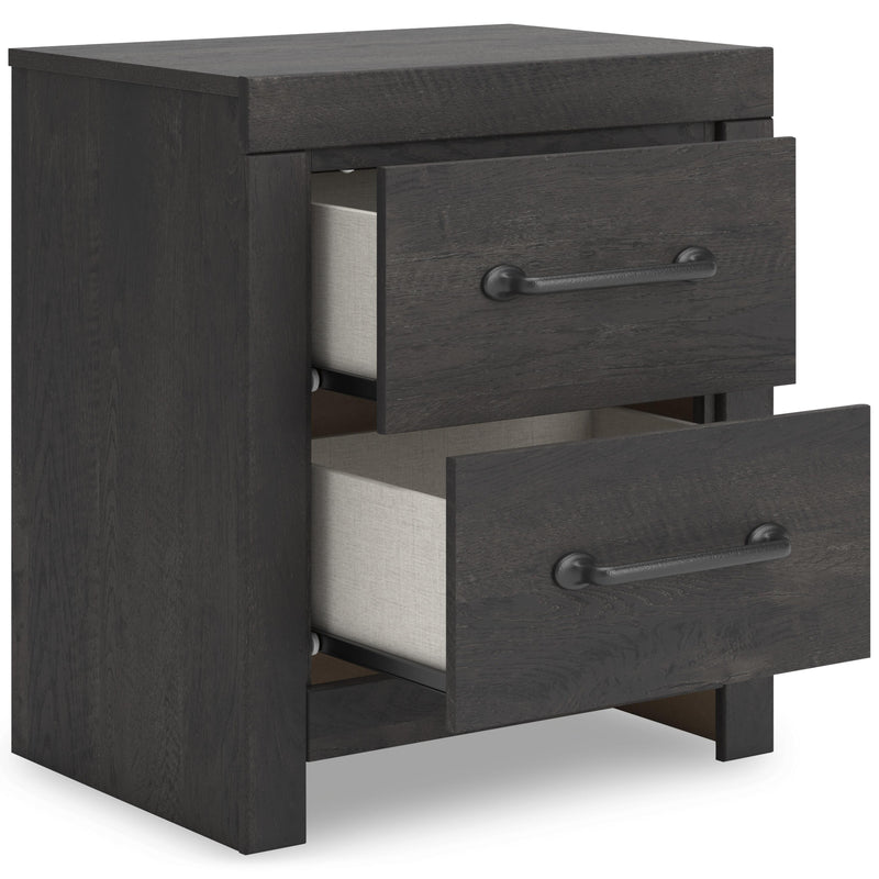  Signature Design by Ashley Hollivern PCB2108-92 Two Drawer Night Stand IMAGE 2