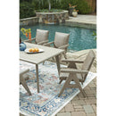  Signature Design by Ashley Cliff Trails PCP690-625 Rectangular Dining Table with Umbrella Option IMAGE 9