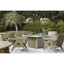  Signature Design by Ashley Cliff Trails PCP690-772 Square Fire Pit Table IMAGE 10