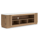  Signature Design by Ashley Camdill W808-68 XL TV Stand with Fireplace Option IMAGE 1