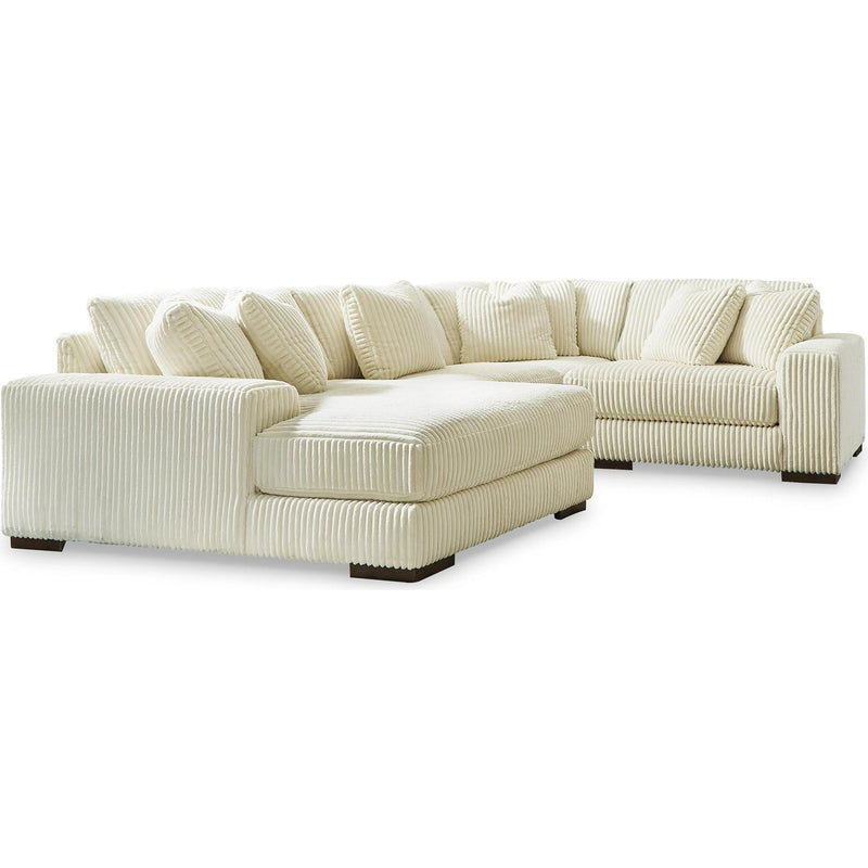  Manufacturer Color_Ivory -- Signature Design by Ashley Lindyn Fabric 4 pc Sectional IMAGE 1