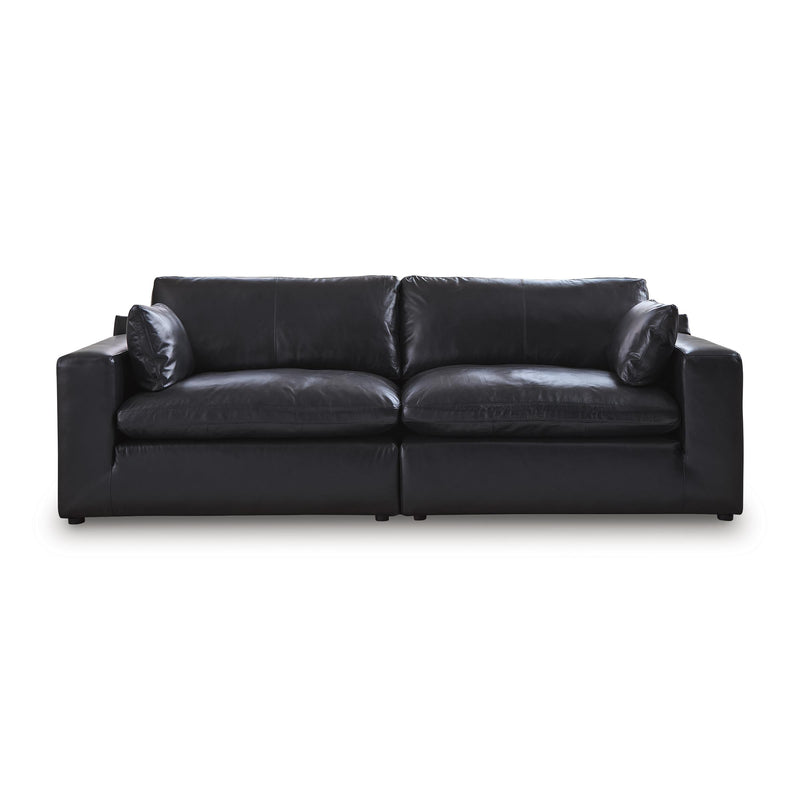  Manufacturer Color_Black -- Emilia 30902S1 2 pc Sectional Loveseat IMAGE 1