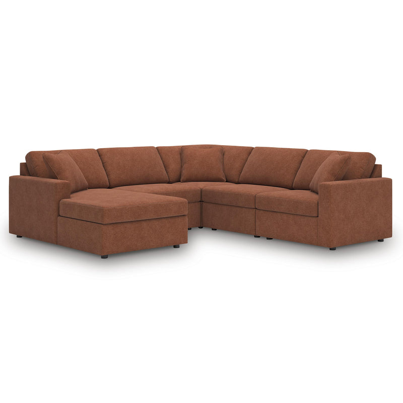  Manufacturer Color_Spice -- Signature Design by Ashley Modmax Fabric 5 pc Sectional IMAGE 1