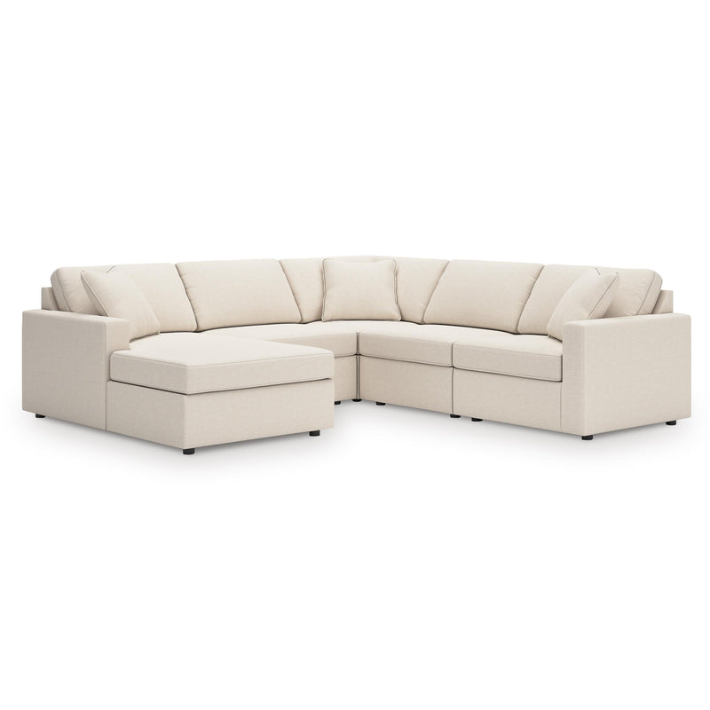  Manufacturer Color_Oyster -- Modmax 92103S67 5 pc Sectional with Chaise IMAGE 1