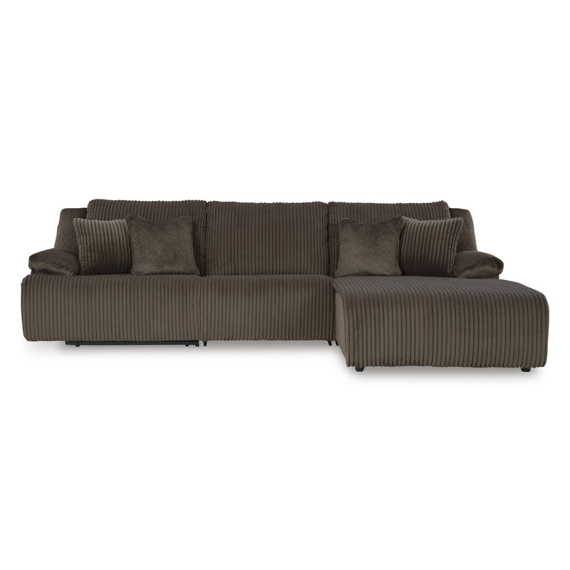  Manufacturer Color_Chocolate -- Signature Design by Ashley Top Tier Reclining Fabric Sofa IMAGE 1