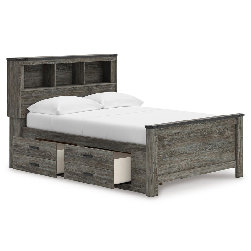  Signature Design by Ashley Frandern B4480B9 Full Bookcase Panel Bed with Storage IMAGE 2