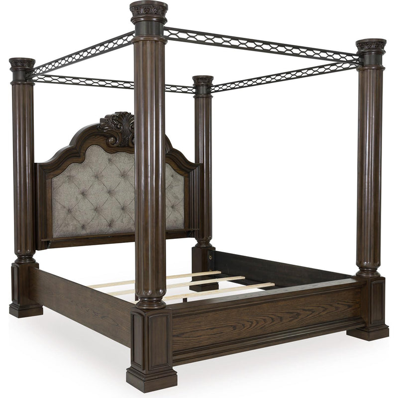  Size_California King -- Maylee B947B11 California King Canopy Bed IMAGE 1