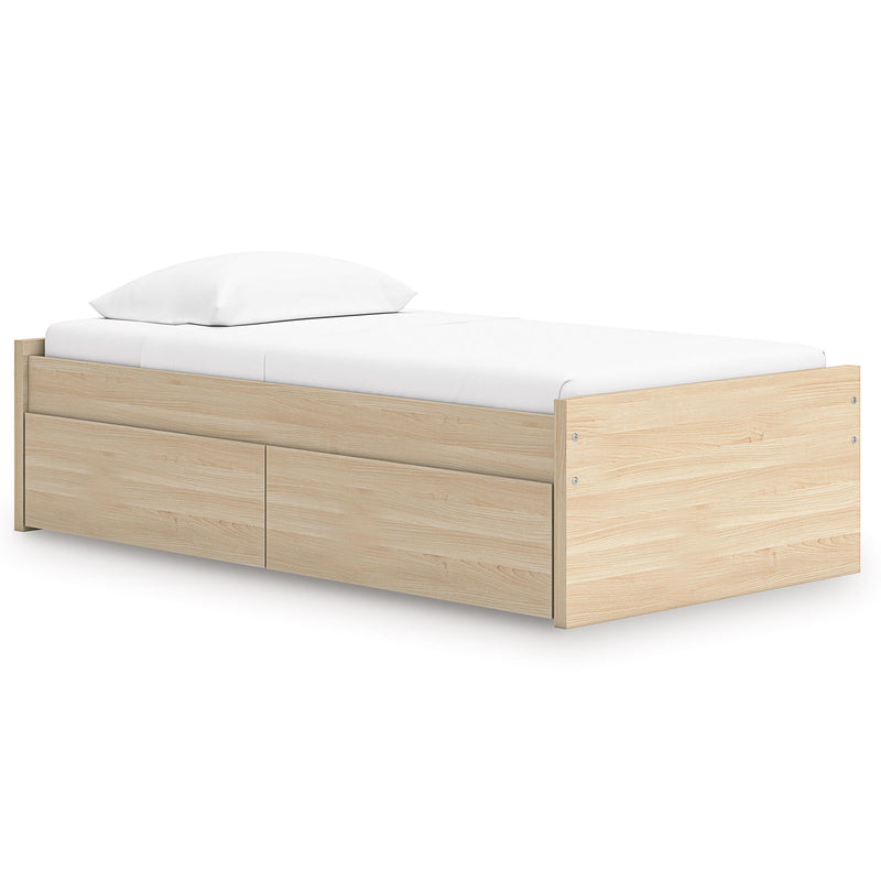  Size_Twin -- Signature Design by Ashley Onita Platform Bed with Storage IMAGE 1
