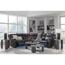  Signature Design by Ashley Sultan Meadow PC13001S1 2 pc Reclining Sectional IMAGE 14