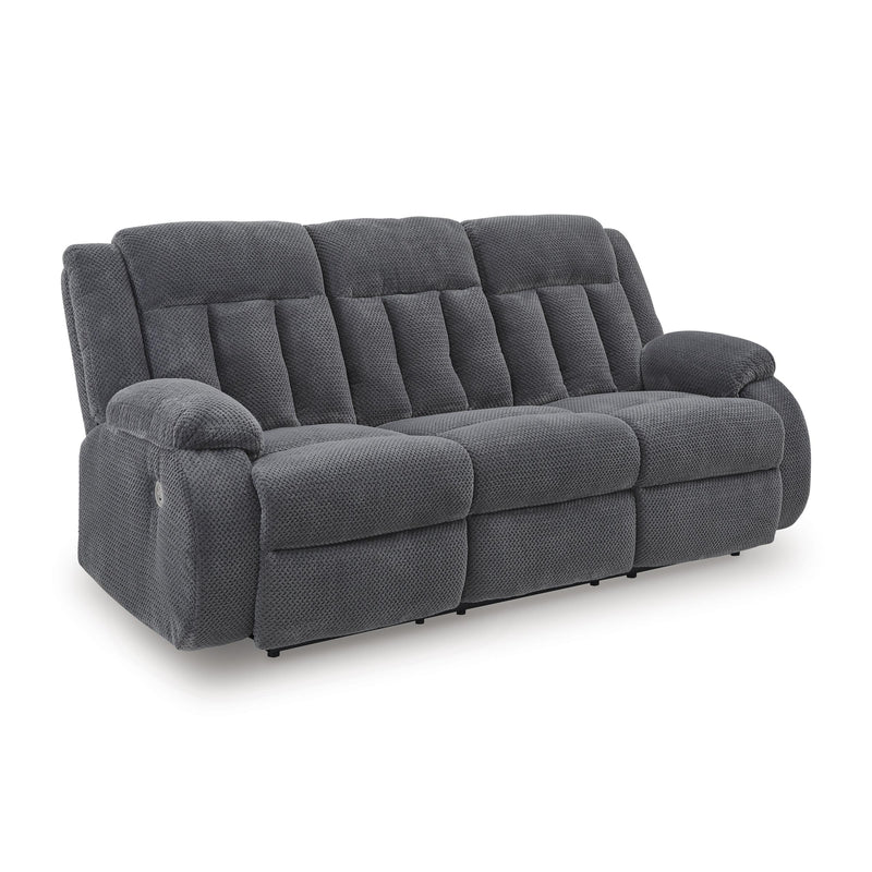  Manufacturer Color_Steel -- Signature Design by Ashley Observation Power Reclining Fabric Sofa IMAGE 1