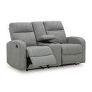  Signature Design by Ashley Gauntlet PC4220494 Double Reclining Loveseat with Console IMAGE 2
