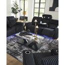  Manufacturer Color_Black -- Signature Design by Ashley Power Reclining Fabric Sofa IMAGE 10