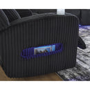  Manufacturer Color_Black -- Signature Design by Ashley Power Reclining Fabric Sofa IMAGE 11