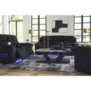  Manufacturer Color_Black -- Signature Design by Ashley Power Reclining Fabric Sofa IMAGE 13