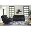  Manufacturer Color_Black -- Signature Design by Ashley Power Reclining Fabric Sofa IMAGE 15