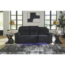  Manufacturer Color_Black -- Signature Design by Ashley Power Reclining Fabric Sofa IMAGE 5