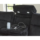 Manufacturer Color_Black -- Signature Design by Ashley Power Reclining Fabric Sofa IMAGE 7