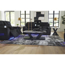  Manufacturer Color_Black -- Signature Design by Ashley Power Reclining Fabric Sofa IMAGE 9