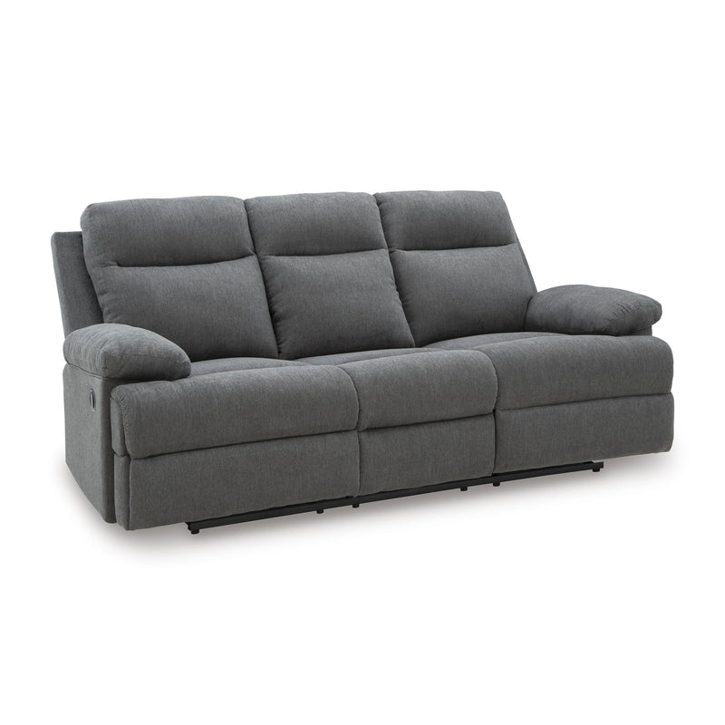  Manufacturer Color_Charcoal -- Side-Swipe PC9140689 Reclining Sofa with Drop Down Table IMAGE 1