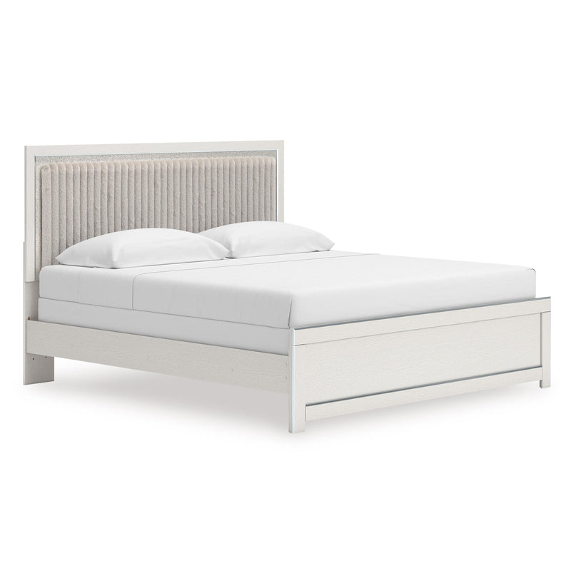  Size_King -- Zuraleus PCB3381B10 King Upholstered Panel Bed IMAGE 1