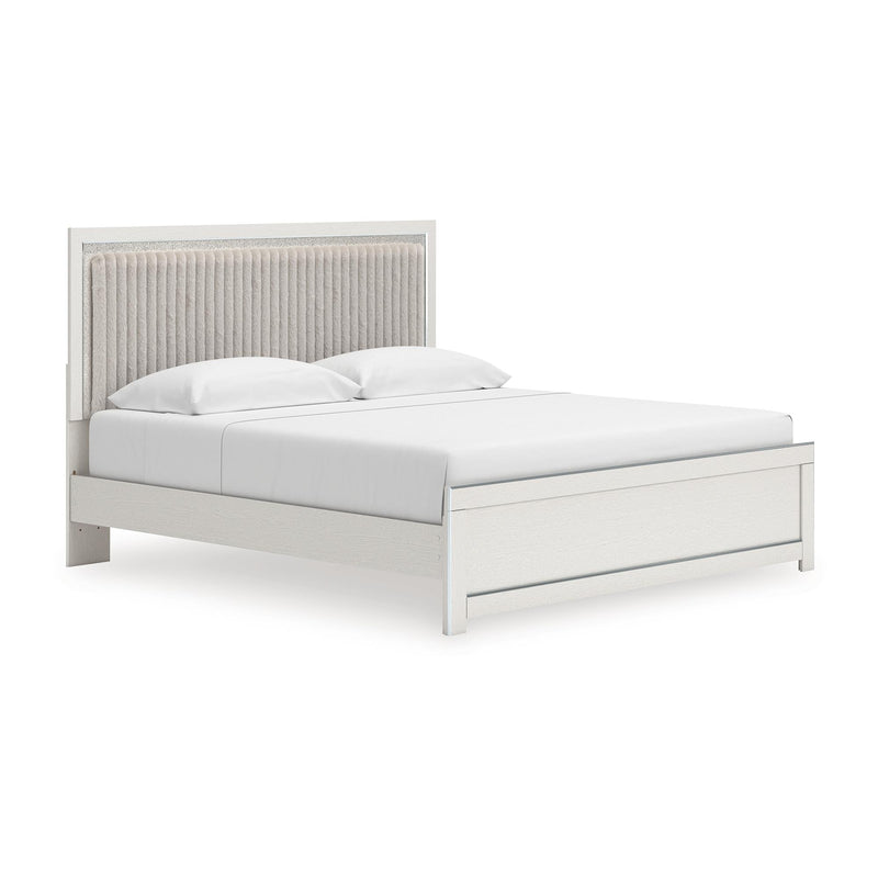  Size_King -- Zuraleus PCB3381B8 King Upholstered Panel Bed IMAGE 1
