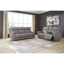  Manufacturer Color_Coin -- Signature Design by Ashley 5Z Comfort Power Reclining Leather Match Sofa IMAGE 10