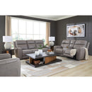  Manufacturer Color_Coin -- Signature Design by Ashley 5Z Comfort Power Reclining Leather Match Sofa IMAGE 17