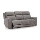  Manufacturer Color_Coin -- Signature Design by Ashley 5Z Comfort Power Reclining Leather Match Sofa IMAGE 1