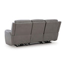  Manufacturer Color_Coin -- Signature Design by Ashley 5Z Comfort Power Reclining Leather Match Sofa IMAGE 3