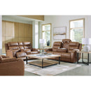  Manufacturer Color_Caramel -- Signature Design by Ashley Knightington Power Leather Match Recliner IMAGE 13