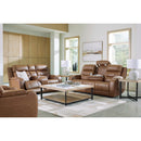  Manufacturer Color_Caramel -- Signature Design by Ashley Knightington Power Leather Match Recliner IMAGE 14