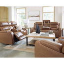  Manufacturer Color_Caramel -- Signature Design by Ashley Knightington Power Leather Match Recliner IMAGE 9