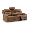  Manufacturer Color_Caramel -- Signature Design by Ashley Knightington Power Reclining Leather Match Sofa IMAGE 1