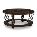 Signature Design by Ashley Frallyn T623-8 Round Cocktail Table IMAGE 1