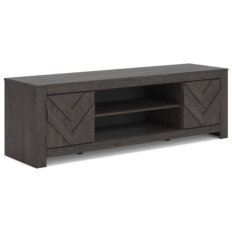  Signature Design by Ashley Cayboni W3789-68 LG TV Stand with Fireplace Option IMAGE 1