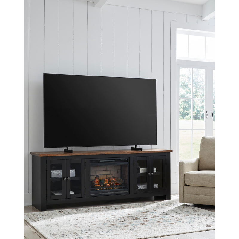  Signature Design by Ashley Wildenauer W664W1 76" TV Stand with Electric Fireplace IMAGE 2