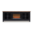  Signature Design by Ashley Wildenauer W664W2 76" TV Stand with Electric Fireplace IMAGE 1
