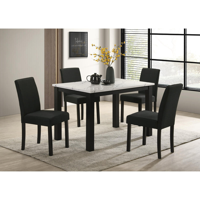  Crown Mark Resia 2120T-3048 Dining Table - White IMAGE 2