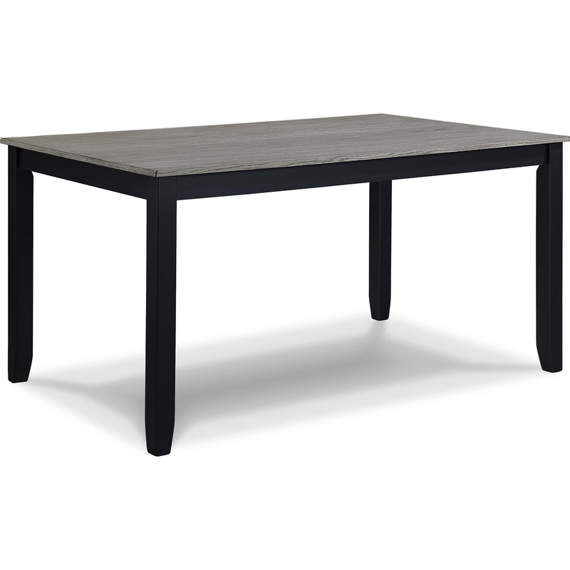  Crown Mark Eloise 2430SET-LG 7 pc Dinette - Light Grey IMAGE 2