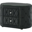  Crown Mark Voltare 5212BK-2 Nightstand - Black IMAGE 1