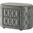  Crown Mark Voltare 5212GY-2 Nightstand - Grey IMAGE 1