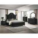  Size_King -- Cameo B2180-K King Bed - Black IMAGE 3