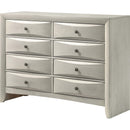  Crown Mark Emily B4255-1 Dresser - White IMAGE 1